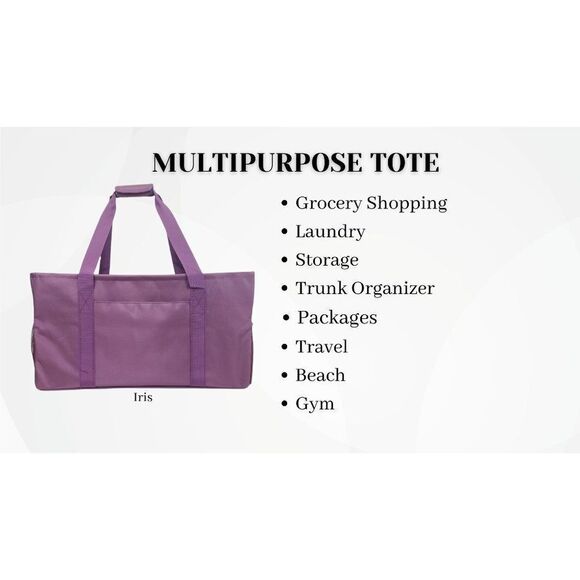 Multipurpose Utility Tote - Iris Purple - Picture 8 of 16